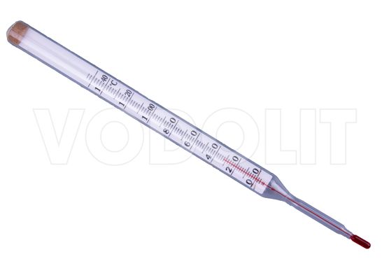 Термометр ТТЖ /керосиновый 0+150°, 66 мм., прямой (П), Стеклоприбор
