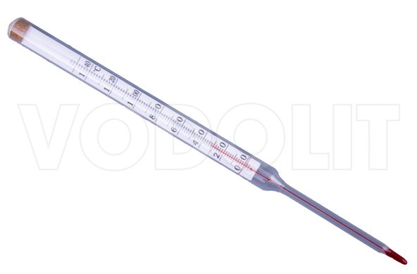 Термометр ТТЖ /керосиновый 0+150°, 103 мм., прямой (П), Стеклоприбор
